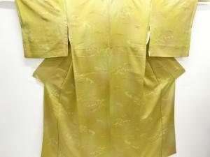 家屋風景模様小紋着物